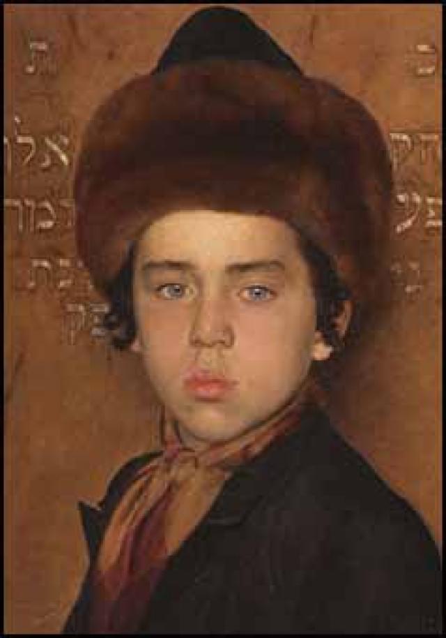 Portret van een joods jongetjes, Isidor Kaufmann, JHM
