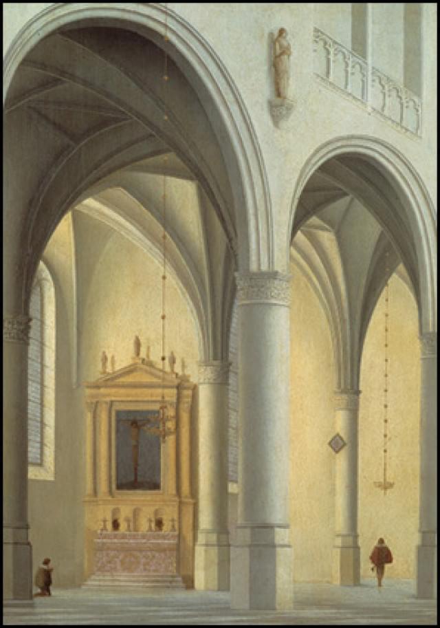 Interior of the St.-Laurenskerk, Alkmaar, Pieter Saenredam