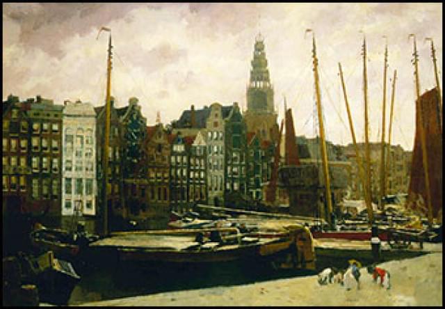 The Damrak, Amsterdam, George Hendrik Breitner